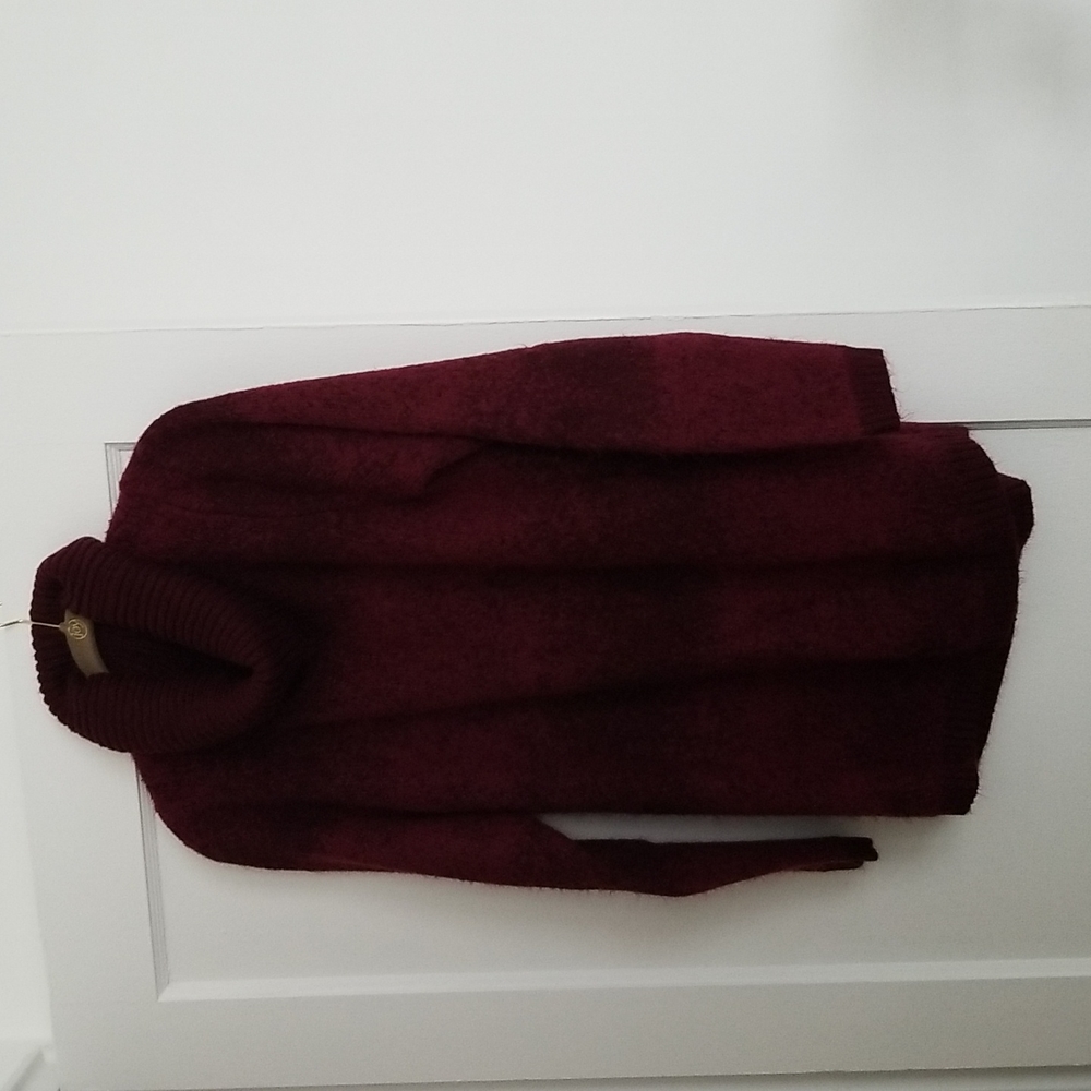 Pullover Cowl Turtleneck Sweater